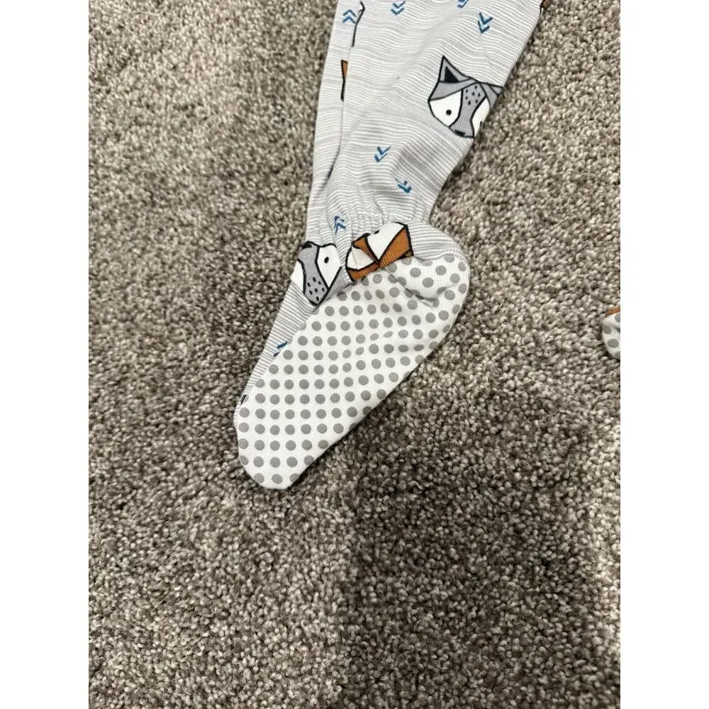 Lamaze Organic 2T Footed Sleeper One Piece NWT Fox Print - Picture 5 of 5